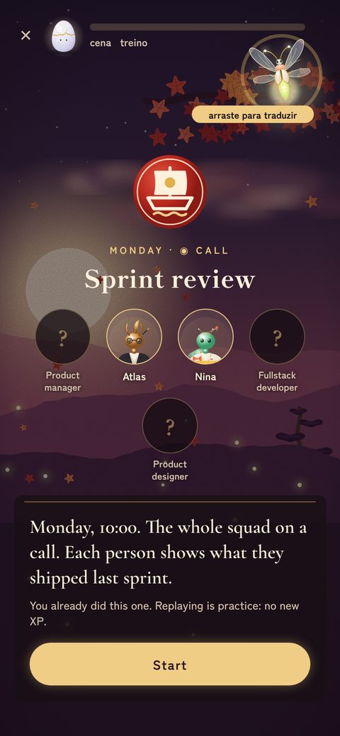 Bugling screen: Before the meeting, you see who’ll be on the call.