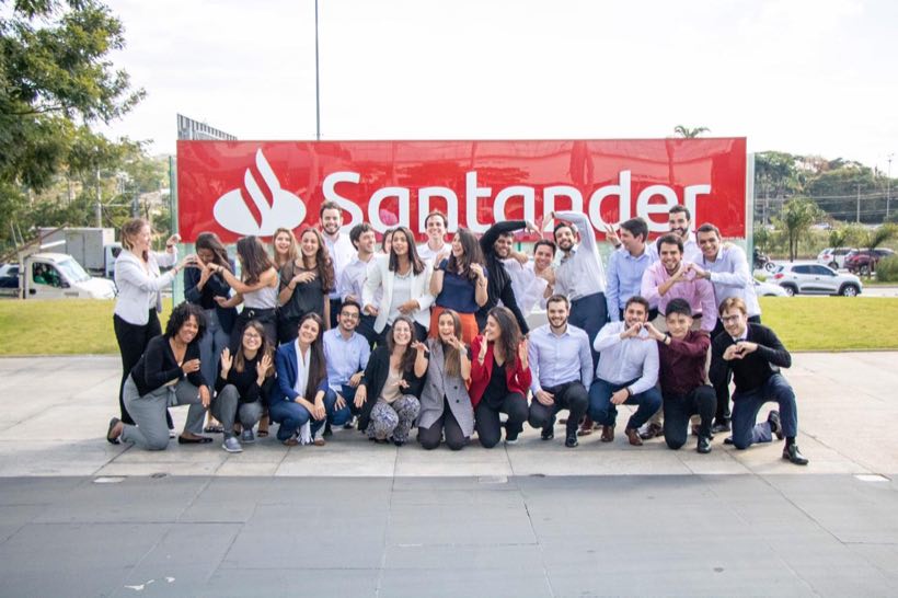 Santander Brasil trainee class.